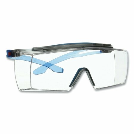 3M SecureFit Protective Eyewear, 3700 OTG Series, Blue Plastic Frame, Clean Polycarbonate Lens 7100203198